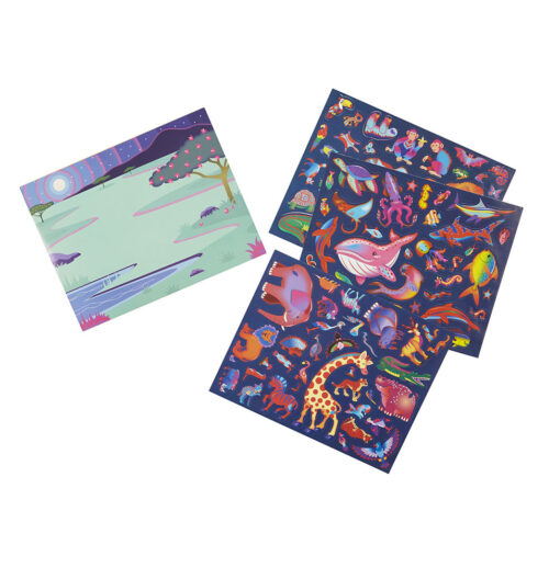 Easy-to-See 3-D Reusable Sticker Pad - Habitats - Image 4